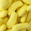 Nubes amarillas de plátano para buffet de chuches