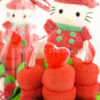 Tarta de gominolas de navidad con Hello Kitty