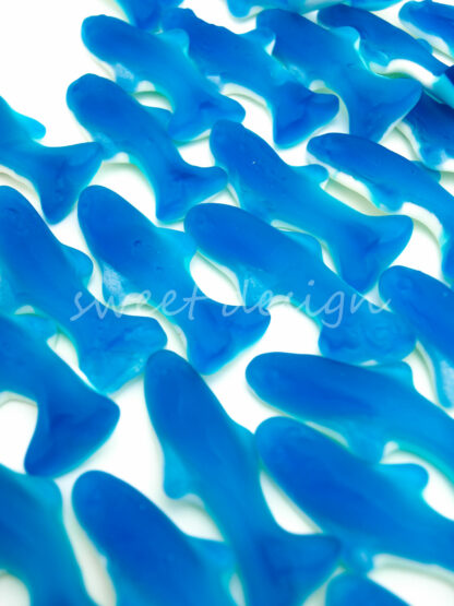 Chuches azules con forma de delfín