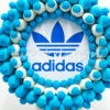 Logo de Adidas de chuche para evneto corporativo