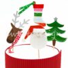 Adornos de Navidad para Cup Cakes de Navidad