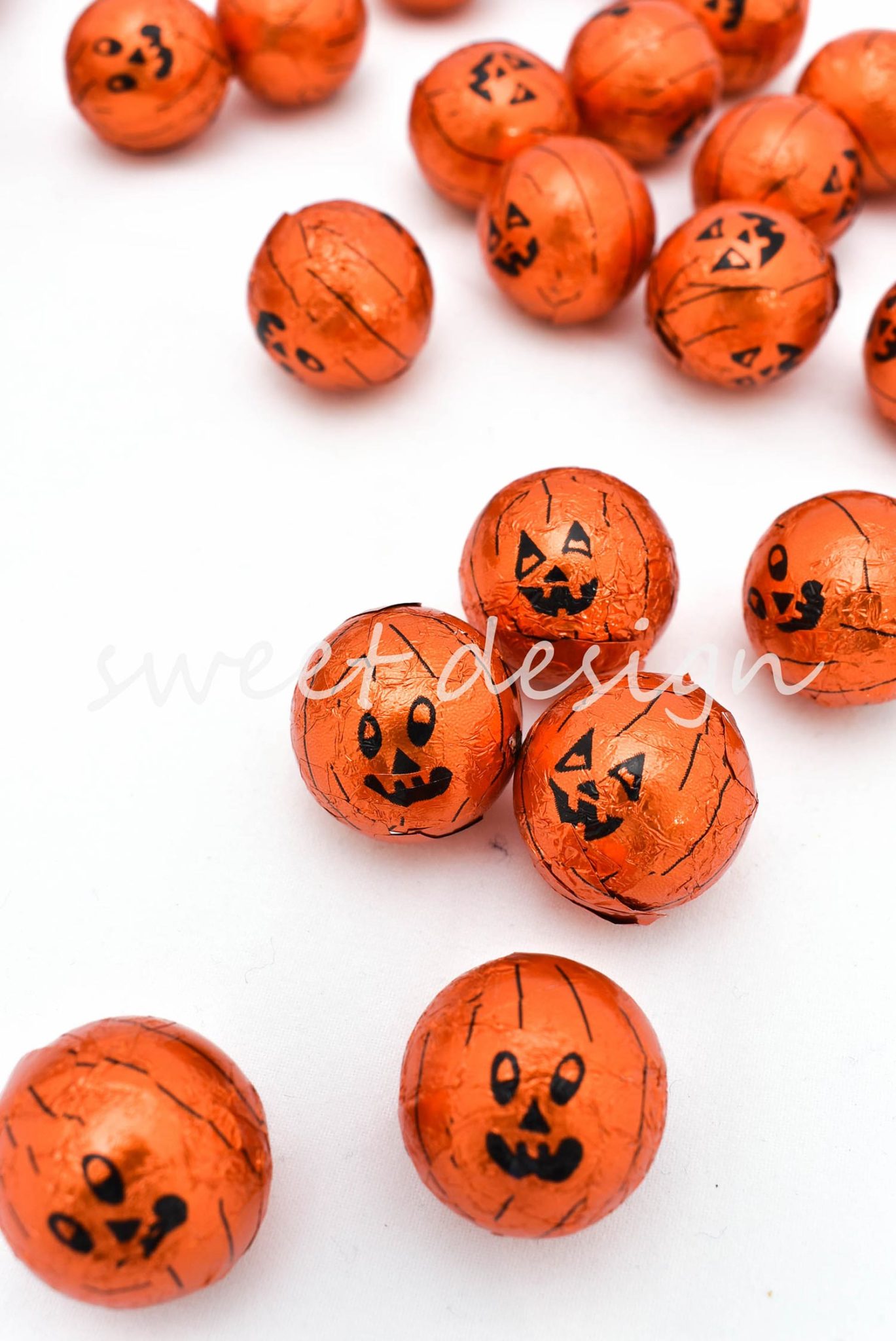 Calabazas de Halloween Chocolate Rellenas de Crema - Sweet Design