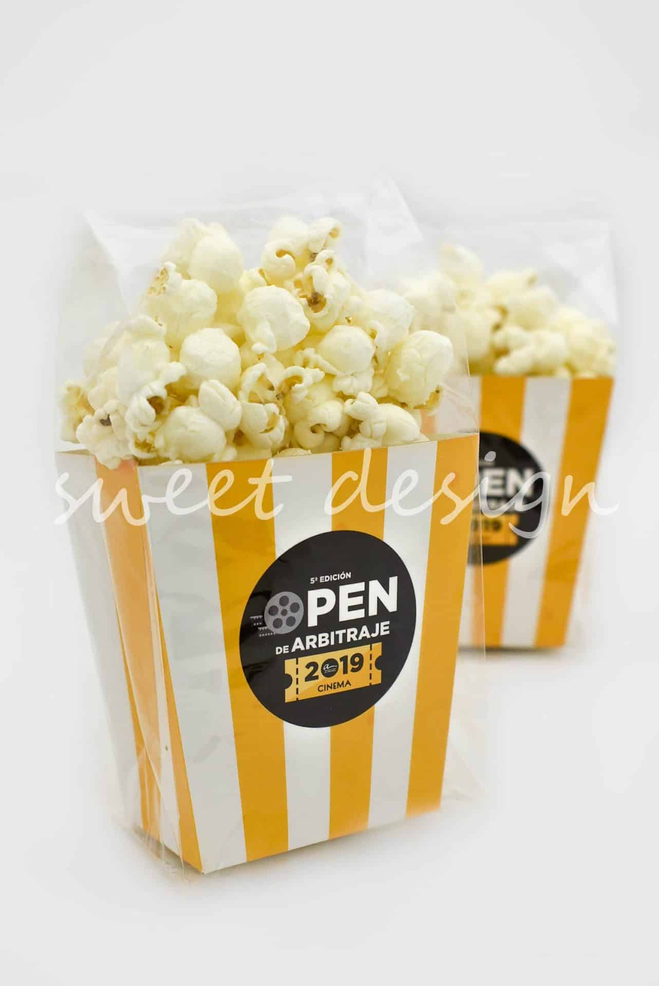 Caja de Palomitas Evento Cine - Sweet Design - Regalo Corporativo